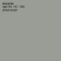 #9A9D96 - Star Dust Color Image